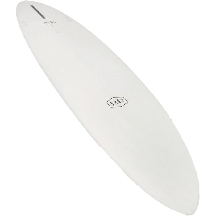 2024 AQSS Middie Midlength Surfboard 13094 - Blue / Wei